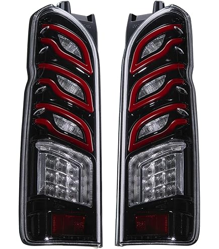 Amazon | ハイエース 200系 テールランプ 415コブラ BADテール BAD-RED